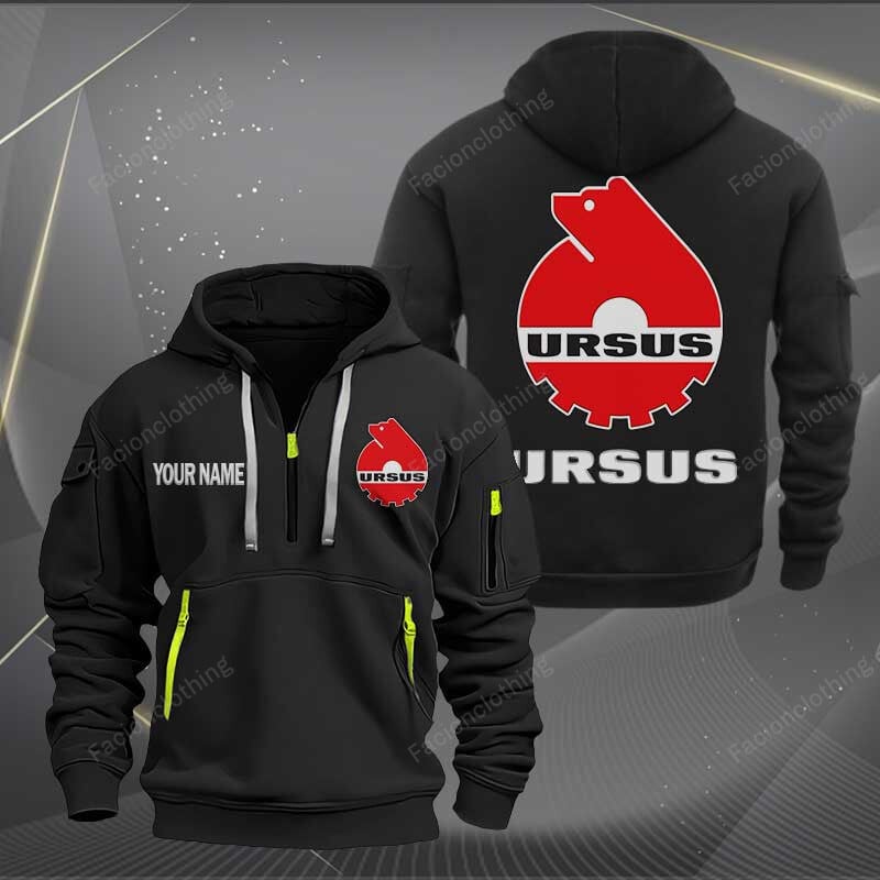 Sportswearmerch Ursus Car Personalized Half Zip Hoodie For Fan