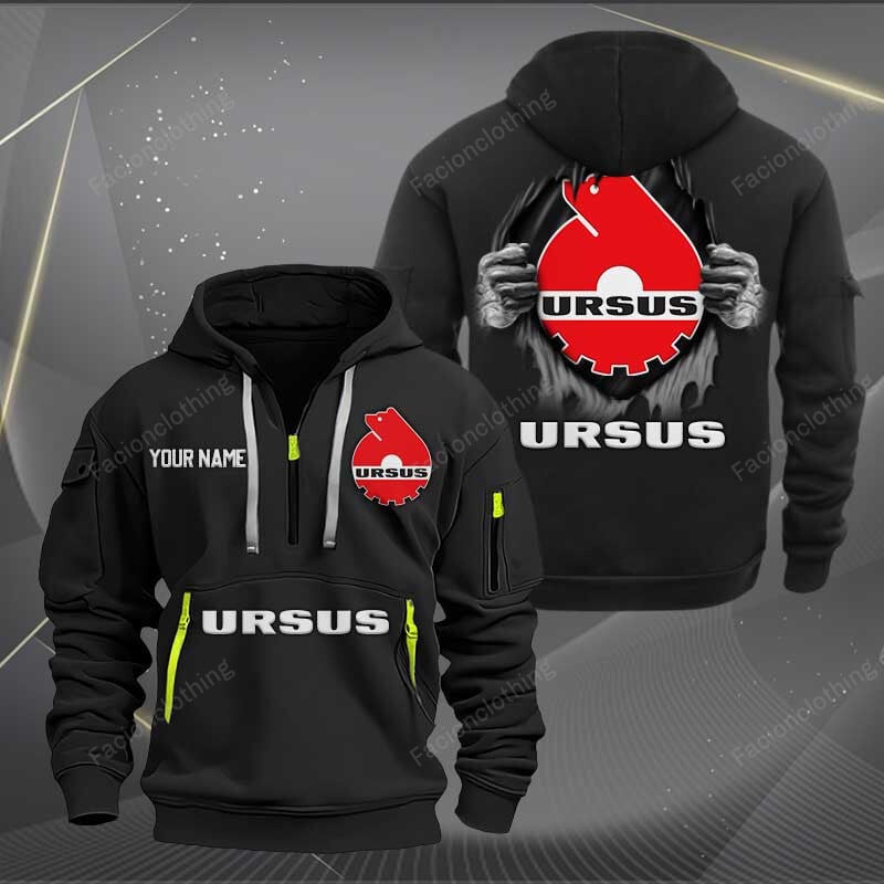 Sportswearmerch Ursus Car Personalized Half Zip Hoodie For Fan