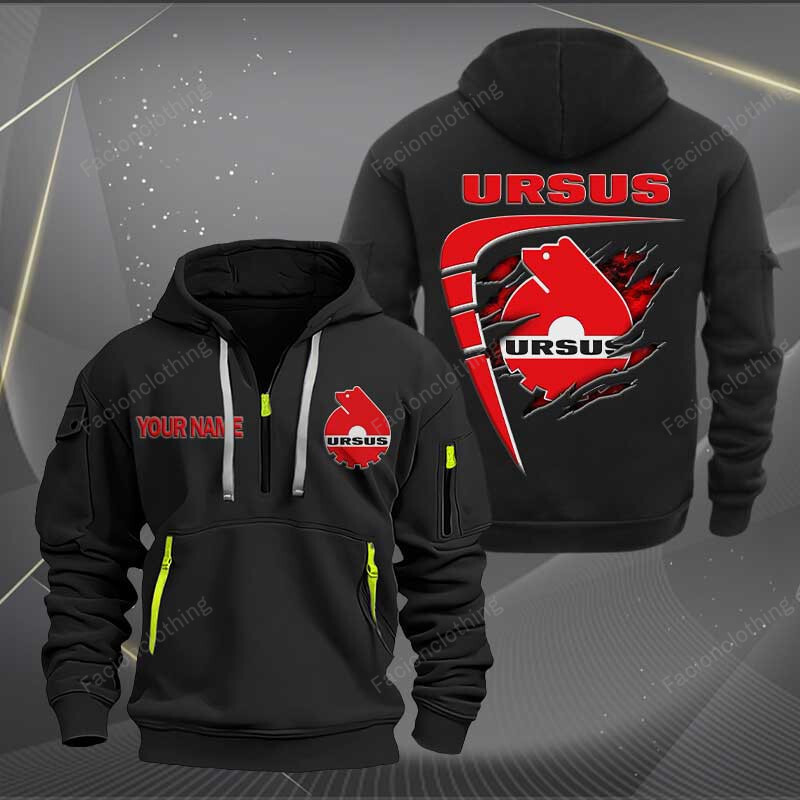 Sportswearmerch Ursus Car Personalized Half Zip Hoodie For Fan