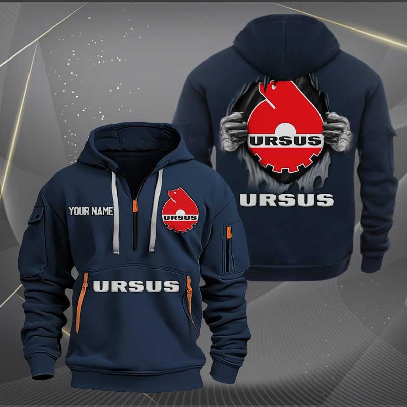 Sportswearmerch Ursus Car Personalized Half Zip Hoodie For Fan