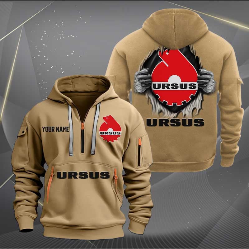 Sportswearmerch Ursus Car Personalized Half Zip Hoodie For Fan