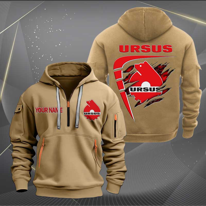 Sportswearmerch Ursus Car Personalized Half Zip Hoodie For Fan