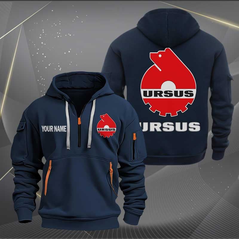 Sportswearmerch Ursus Car Personalized Half Zip Hoodie For Fan
