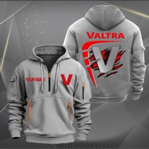 Sportswearmerch Valtra Tractor Personalized Half Zip Hoodie For Fan