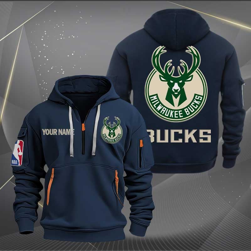 Sportswearmerch Vancouver Canucks NHL Half Zip Hoodie For Fan