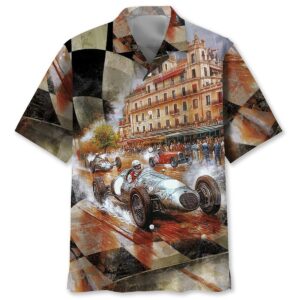 Sportswearmerch Vintage Road Racing European Hawaiian Shirt For Fan