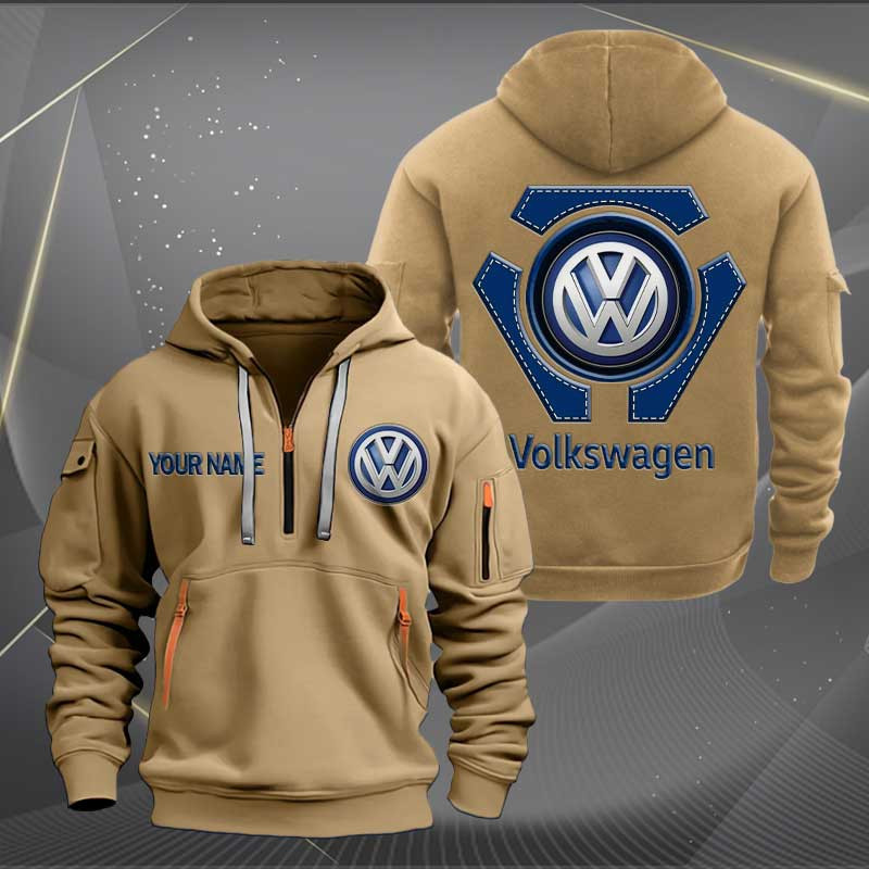 Sportswearmerch Volkswagen Car Personalized Half Zip Hoodie For Fan
