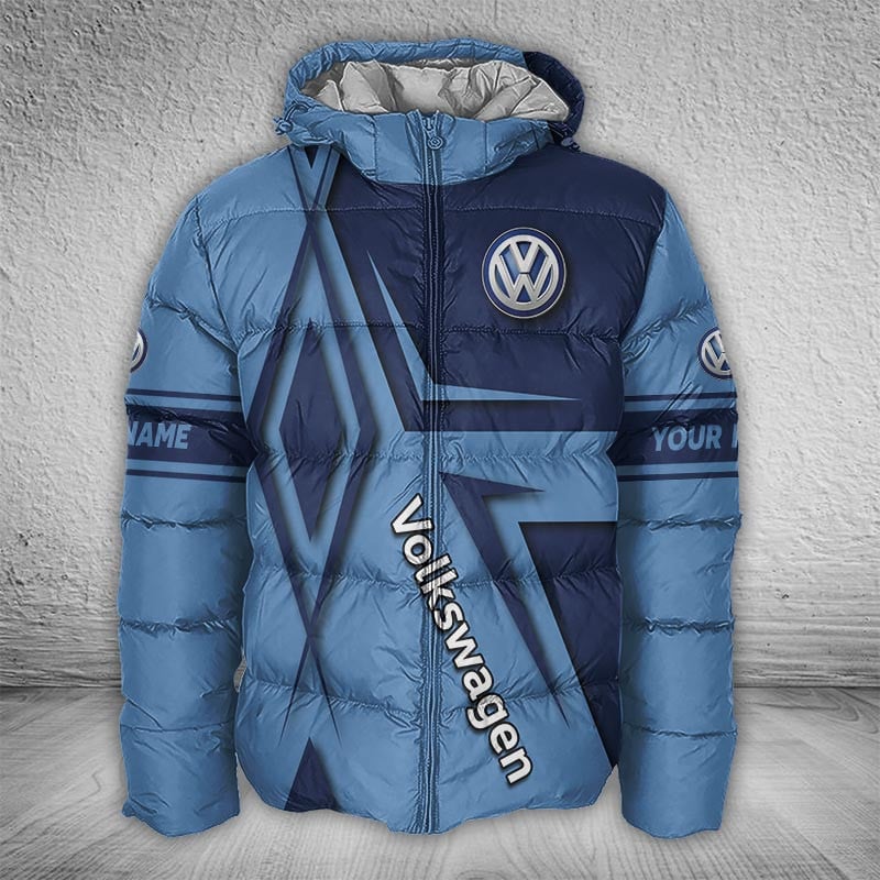 Sportswearmerch Volkswagen Car Puffer Jacket For Fan