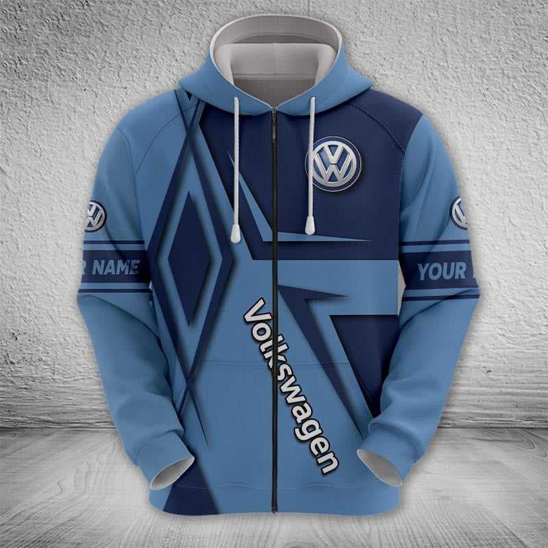 Sportswearmerch Volkswagen Car Zip Hoodie For Fan