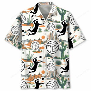 Sportswearmerch Volleyball Desert Hawaiian Shirt For Fan