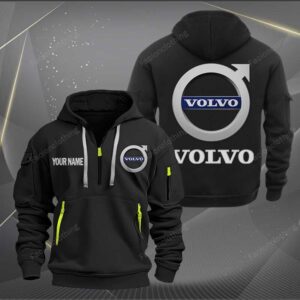 Sportswearmerch Volvo Car Personalized Half Zip Hoodie For Fan