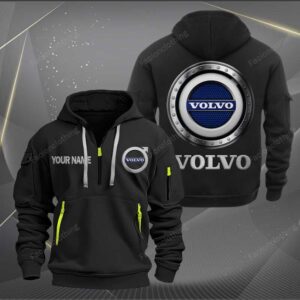 Sportswearmerch Volvo Car Personalized Half Zip Hoodie For Fan