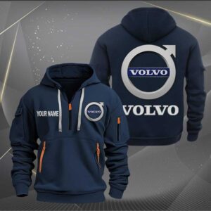 Sportswearmerch Volvo Car Personalized Half Zip Hoodie For Fan