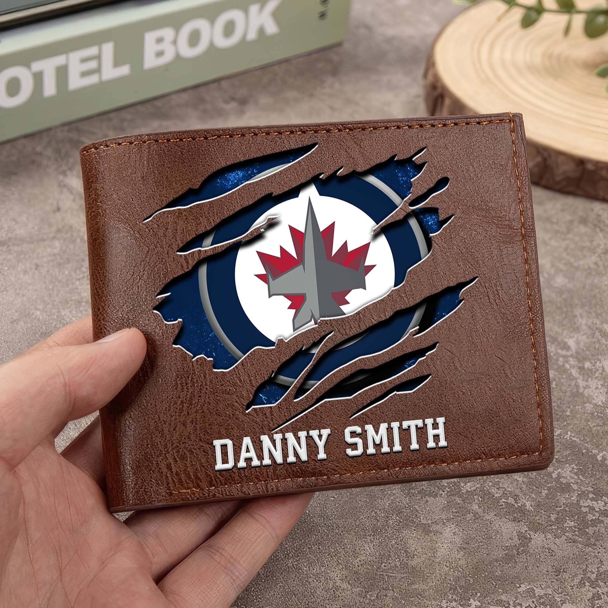 Sportswearmerch Washington Capitals NHL Folded Wallet For Fan