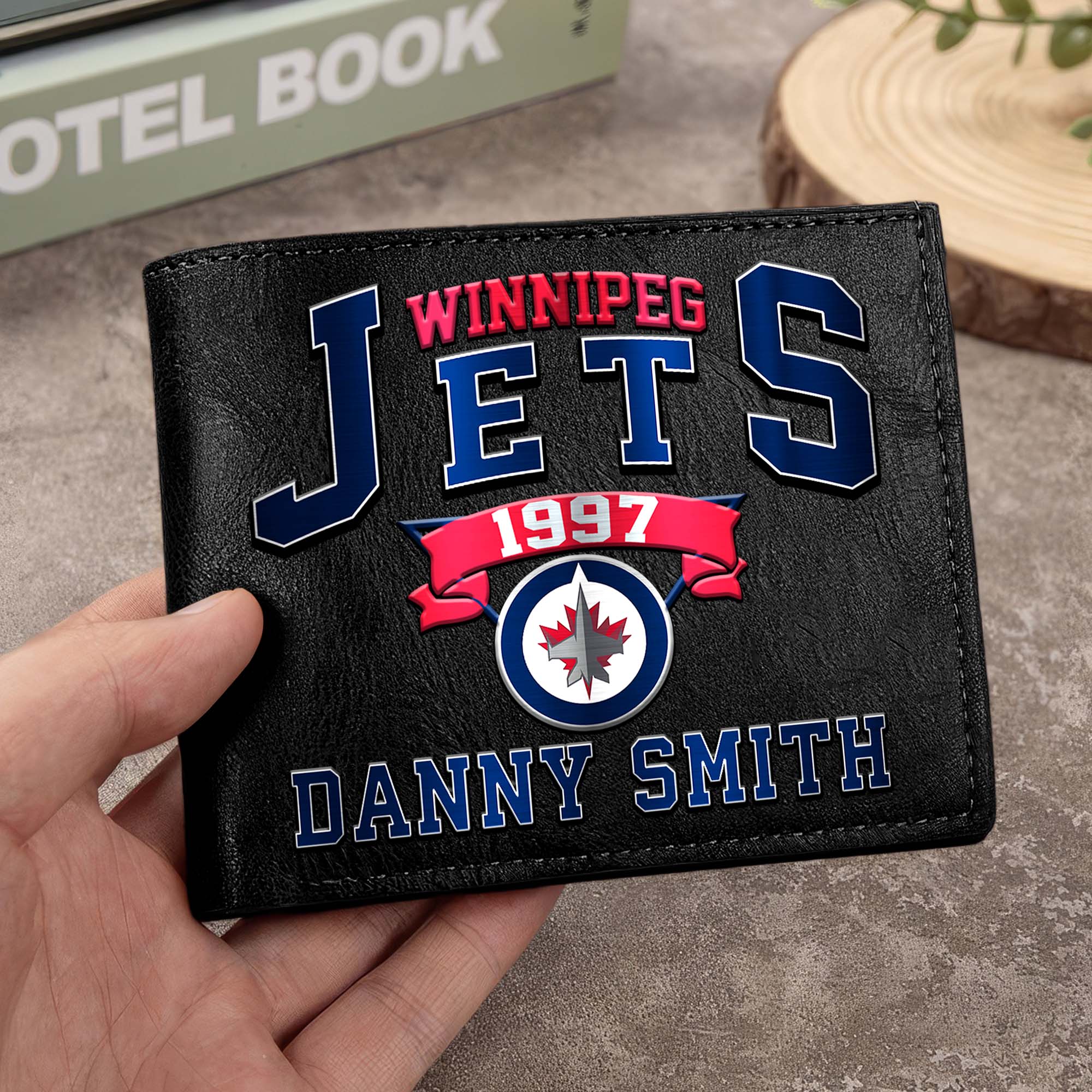 Sportswearmerch Washington Capitals NHL Folded Wallet For Fan