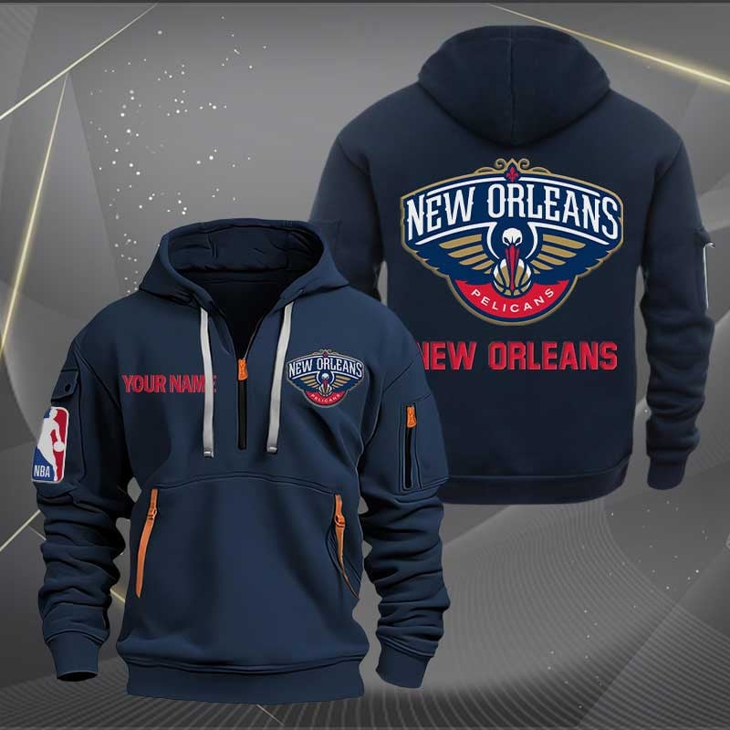Sportswearmerch Washington Capitals NHL Half Zip Hoodie For Fan