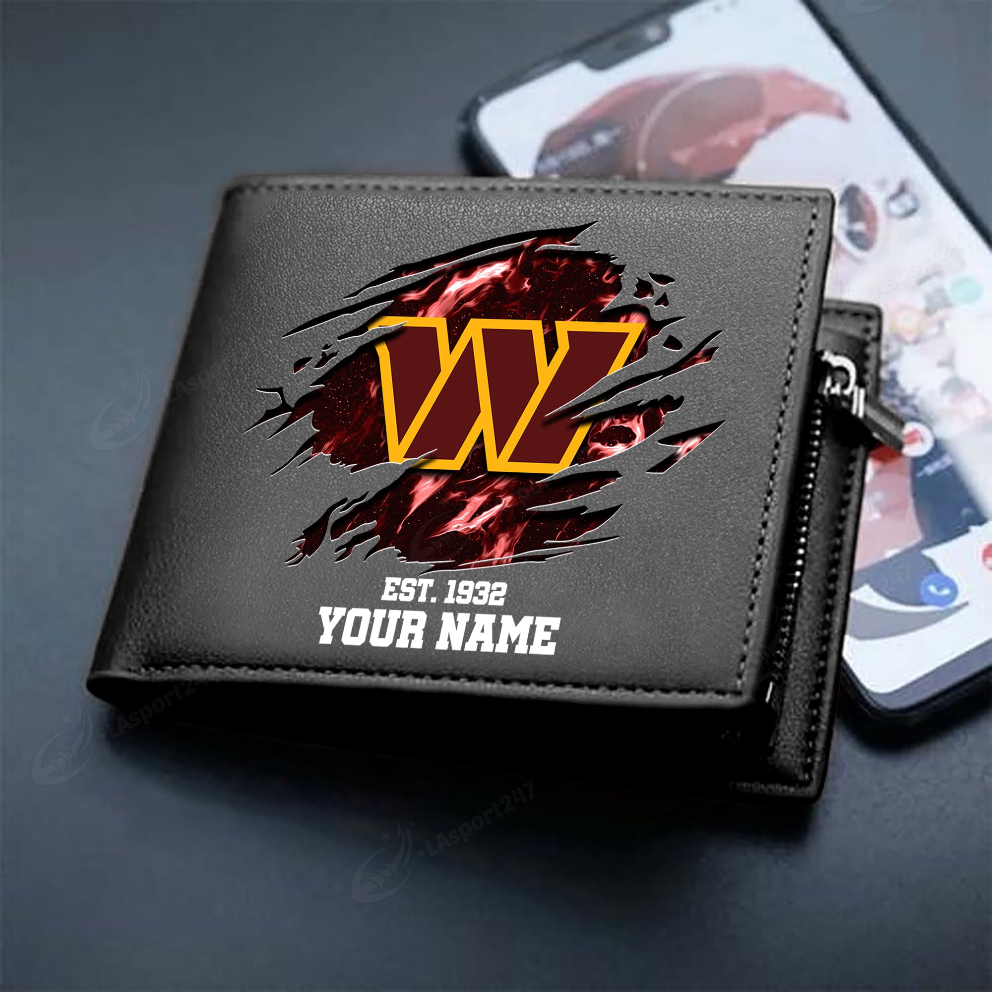Sportswearmerch Washington Commanders NFL Men Wallet For Fan