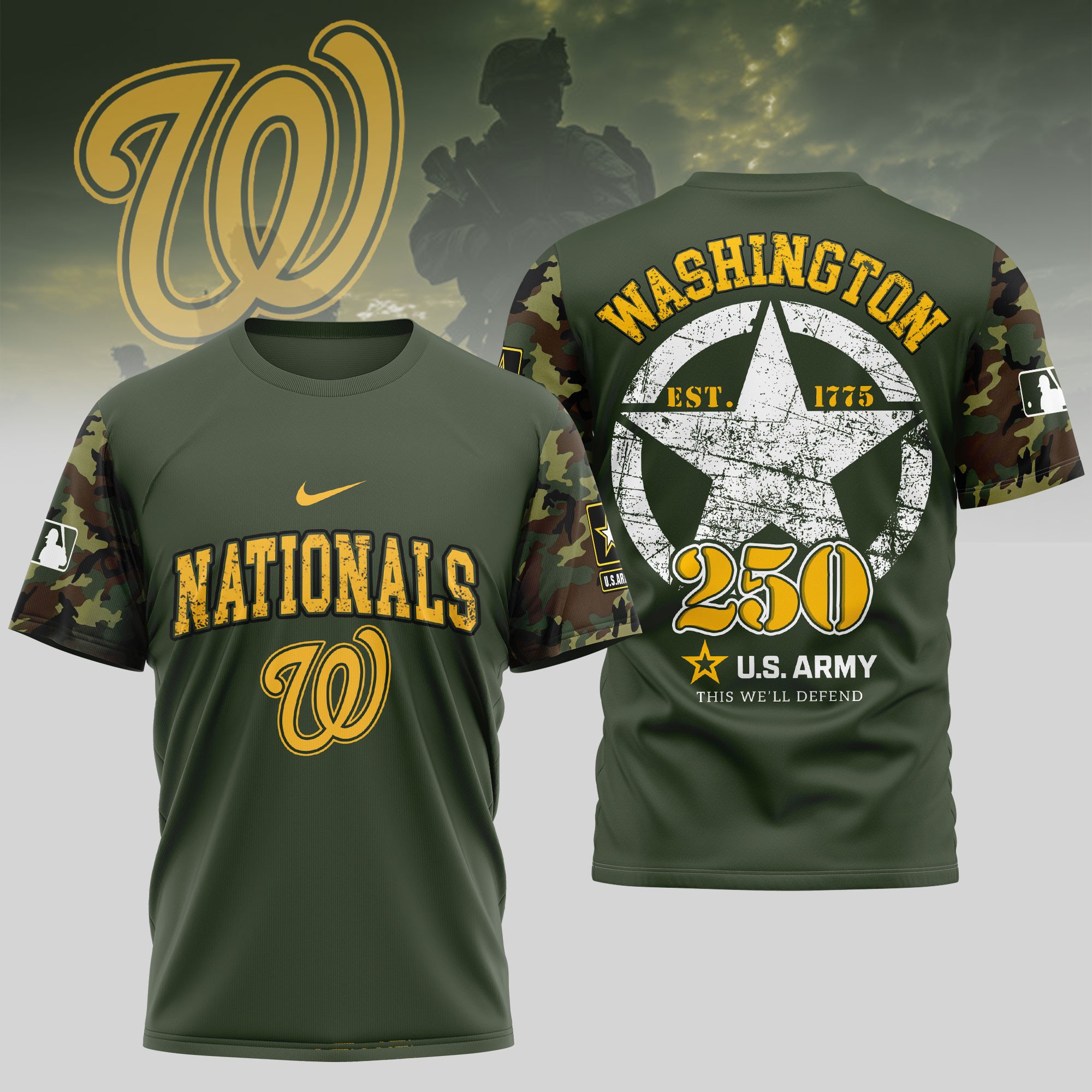 Sportswearmerch Washington Nationals MLB Personalized T-shirt For Fan