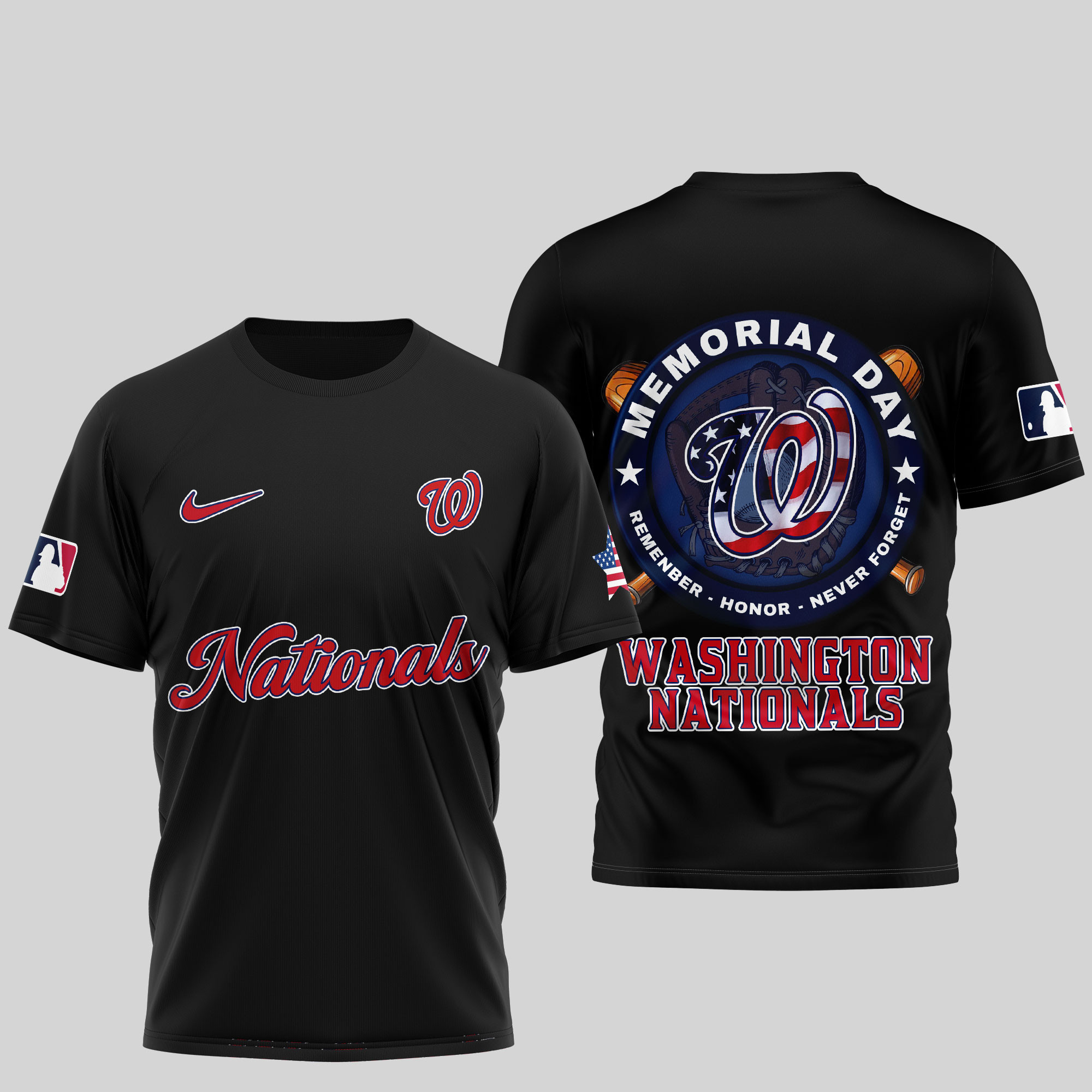 Sportswearmerch Washington Nationals MLB Personalized T-shirt For Fan