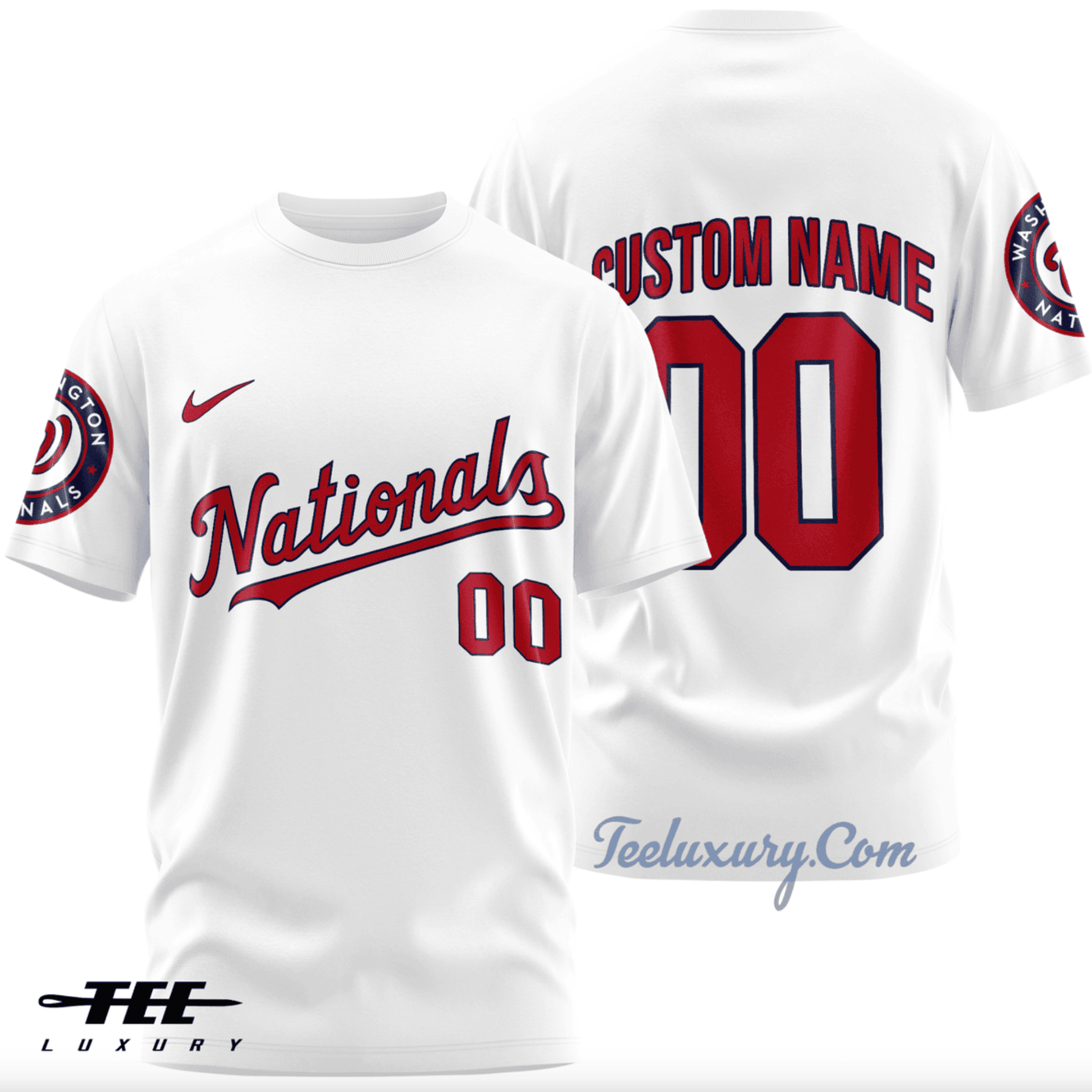 Sportswearmerch Washington Nationals MLB Personalized T-shirt For Fan