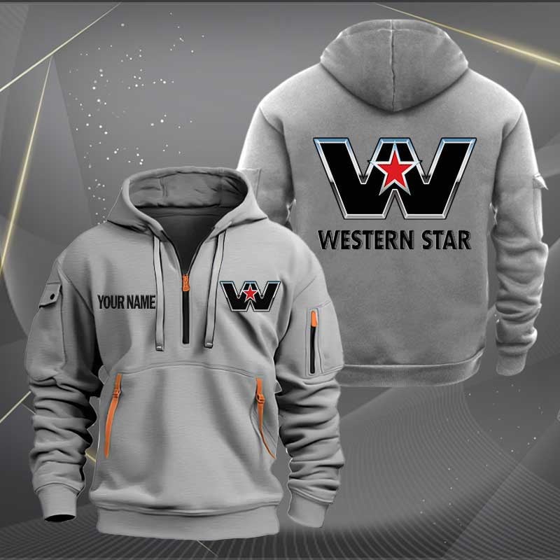 Sportswearmerch Western Star Truck Personalized Half Zip Hoodie For Fan