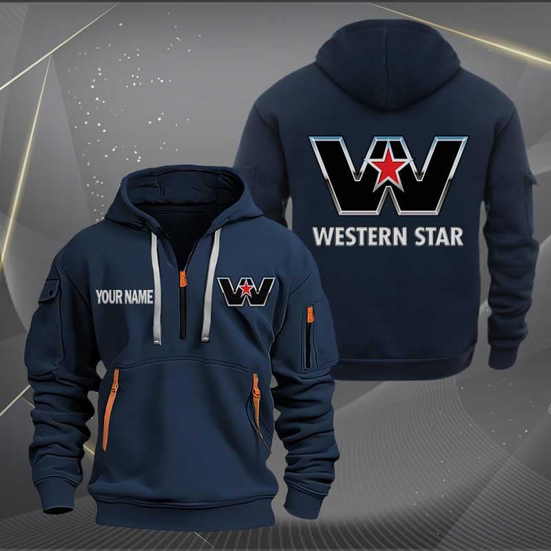 Sportswearmerch Western Star Truck Personalized Half Zip Hoodie For Fan