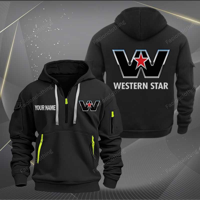 Sportswearmerch Western Star Truck Personalized Half Zip Hoodie For Fan