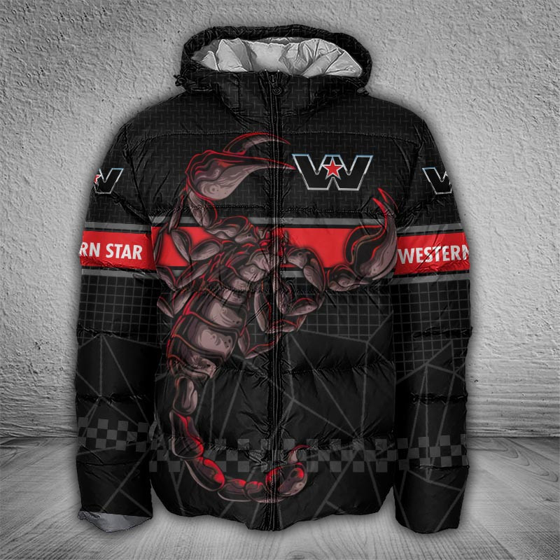 Sportswearmerch Western Star Trucks Puffer Jacket For Fan