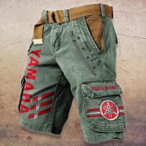 Sportswearmerch Yamaha Motorcycle Denim Shorts For Fan