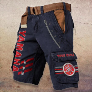 Sportswearmerch Yamaha Motorcycle Denim Shorts For Fan