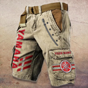 Sportswearmerch Yamaha Motorcycle Denim Shorts For Fan