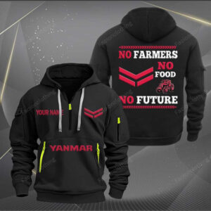 Sportswearmerch Yanmar Tractor Personalized Half Zip Hoodie For Fan