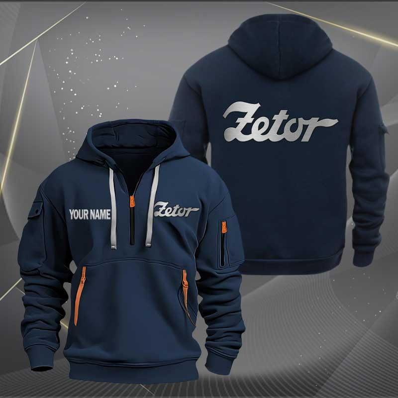 Sportswearmerch Zetor Car Personalized Half Zip Hoodie For Fan