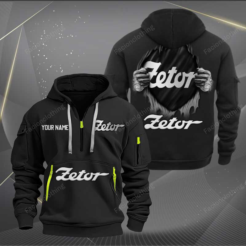 Sportswearmerch Zetor Car Personalized Half Zip Hoodie For Fan
