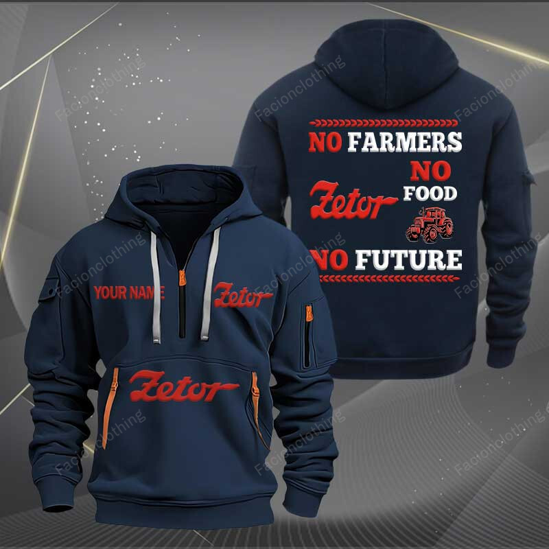Sportswearmerch Zetor Car Personalized Half Zip Hoodie For Fan