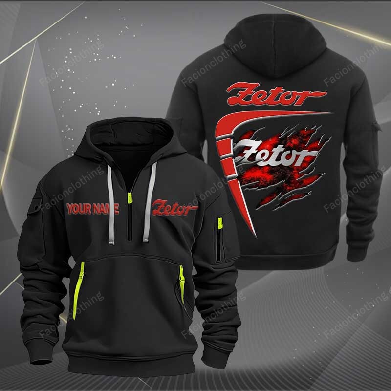 Sportswearmerch Zetor Car Personalized Half Zip Hoodie For Fan