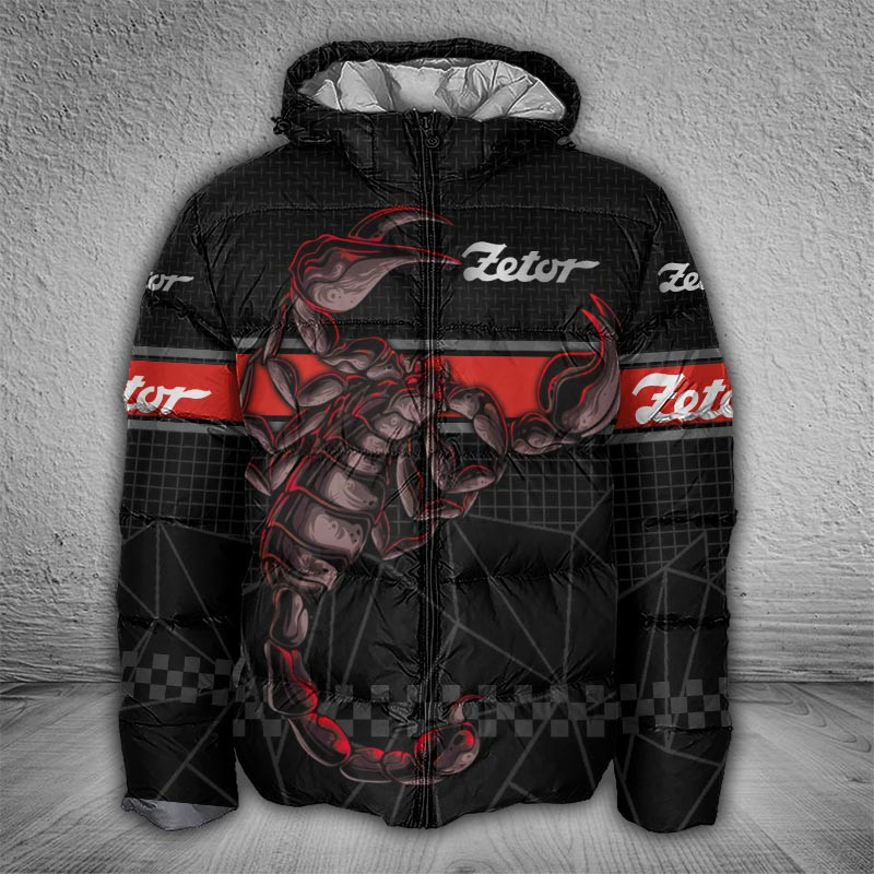 Sportswearmerch Zetor Tractor Puffer Jacket For Fan