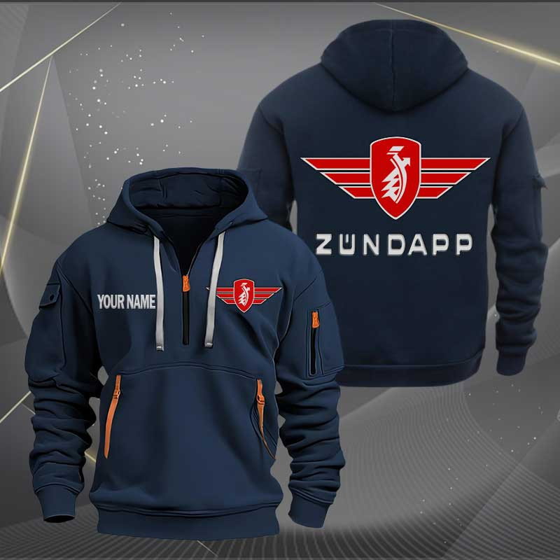 Sportswearmerch Zundapp Motorcycles Personalized Half Zip Hoodie For Fan