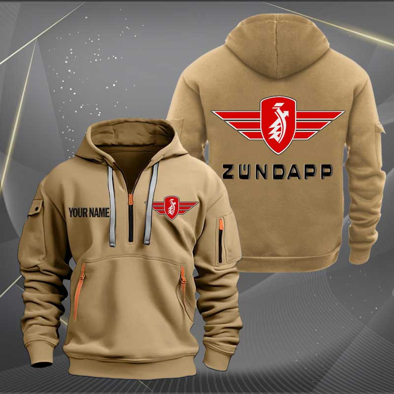 Sportswearmerch Zundapp Motorcycles Personalized Half Zip Hoodie For Fan