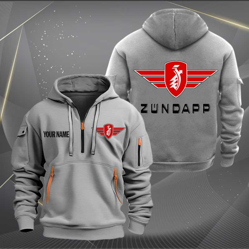 Sportswearmerch Zundapp Motorcycles Personalized Half Zip Hoodie For Fan