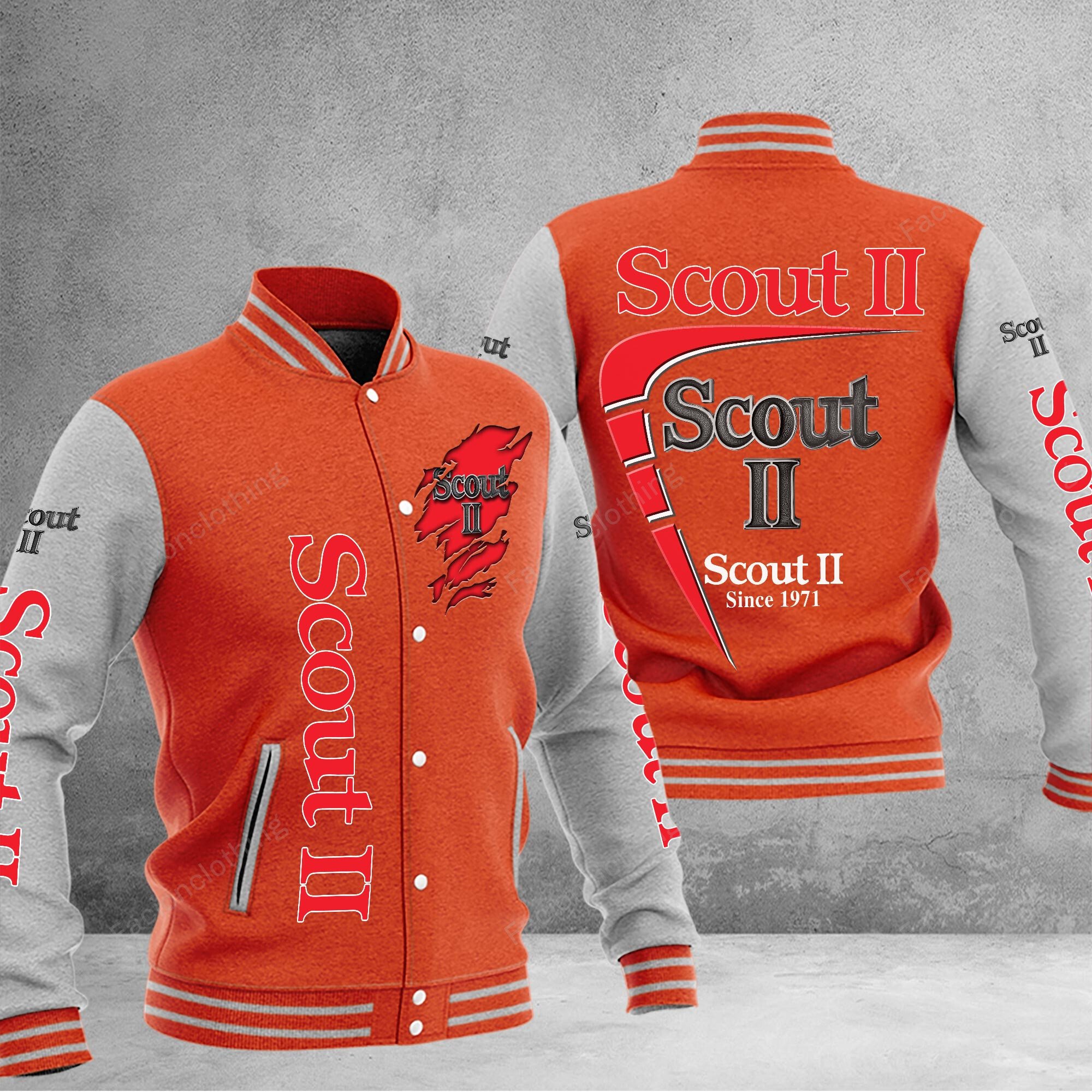 Sportswearmerch 1977 Scout II Car Personalized Baseball Jacket For Fan