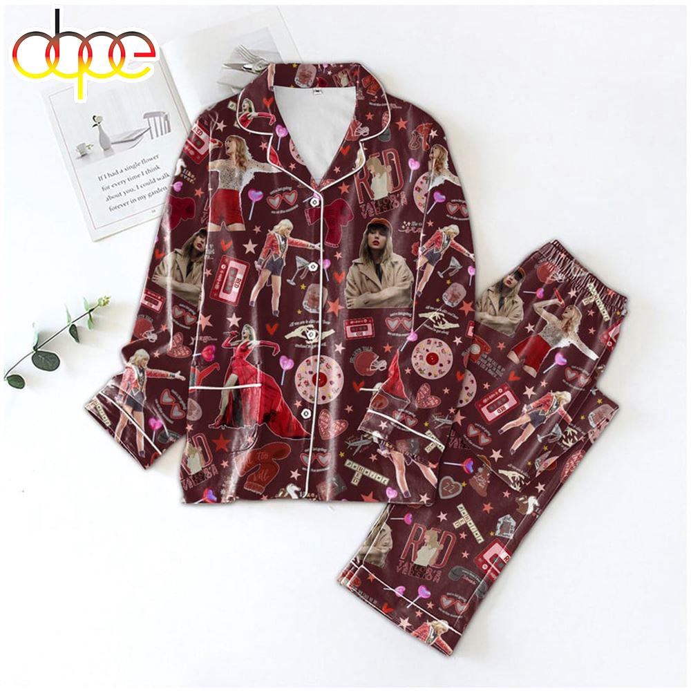 Sportswearmerch 1989 Taylor Swift Music 's Swift Christmas Personalized Pajamas For Fan