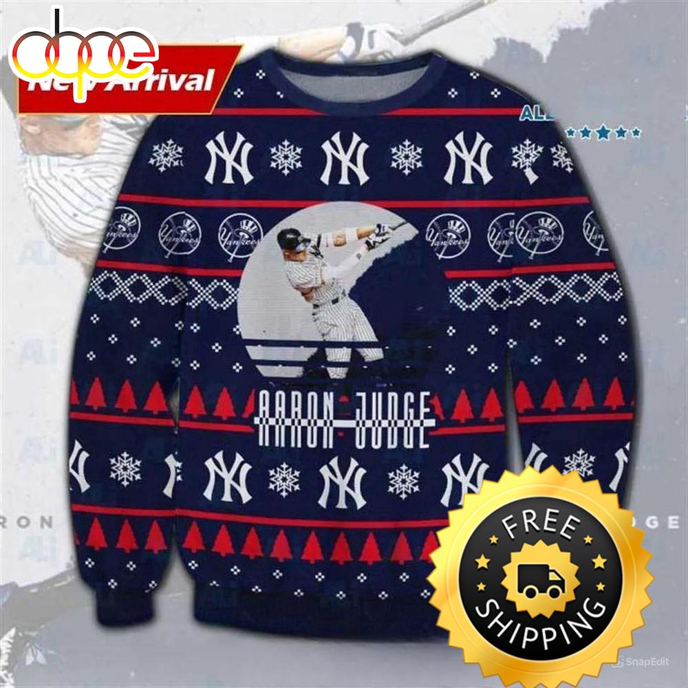 Sportswearmerch Aaron Jugde x New York Yankees MLB Ugly Sweater For Fan