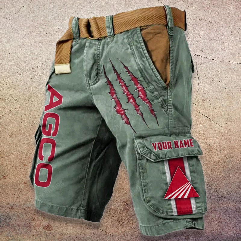 Sportswearmerch AGCO Allis Tractor Denim Short For Fan