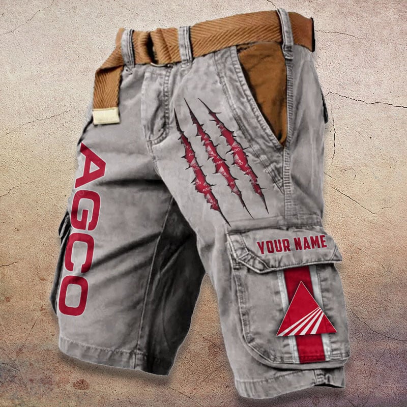 Sportswearmerch AGCO Allis Tractor Denim Short For Fan
