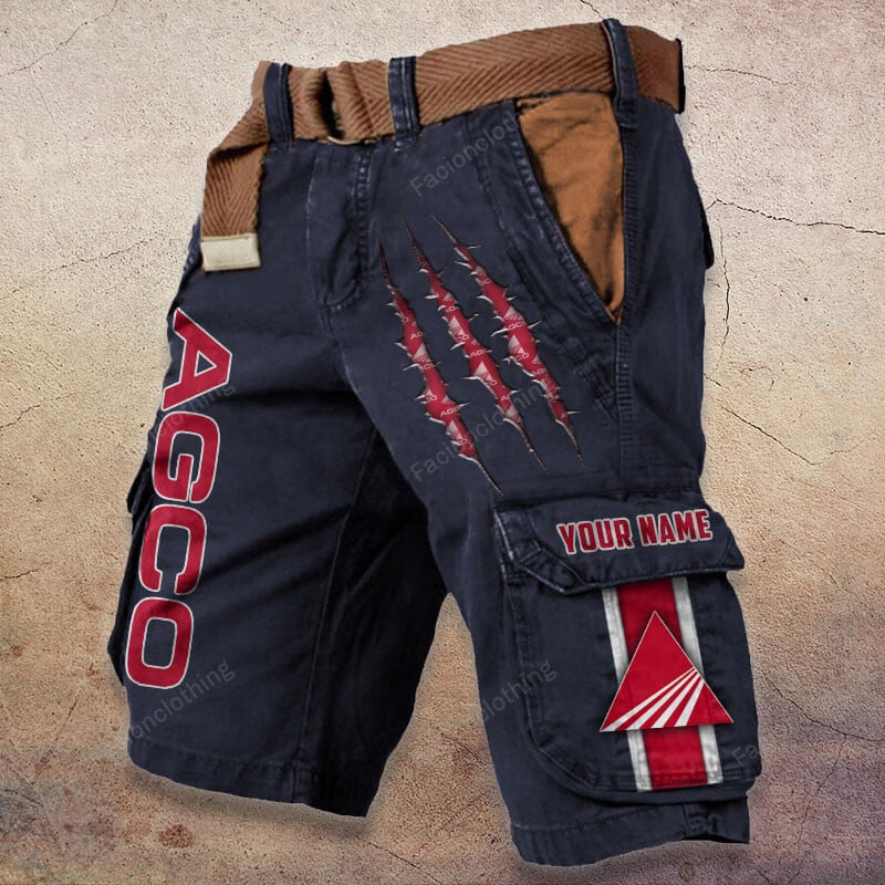 Sportswearmerch AGCO Allis Tractor Denim Short For Fan