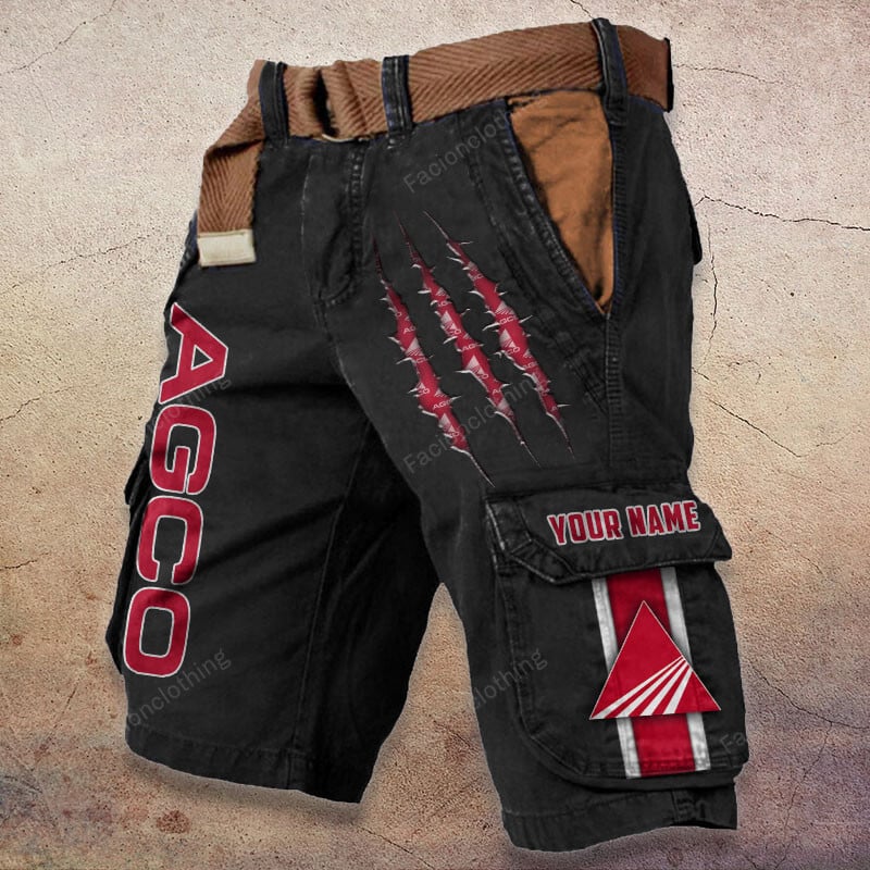 Sportswearmerch AGCO Allis Tractor Denim Short For Fan