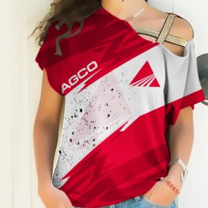 Sportswearmerch AGCO Allis Tractor Strapless Sleeve Short For Fan
