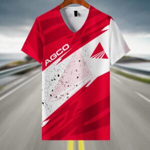 Sportswearmerch AGCO Allis Tractor V-neck Women T-shirt For Fan