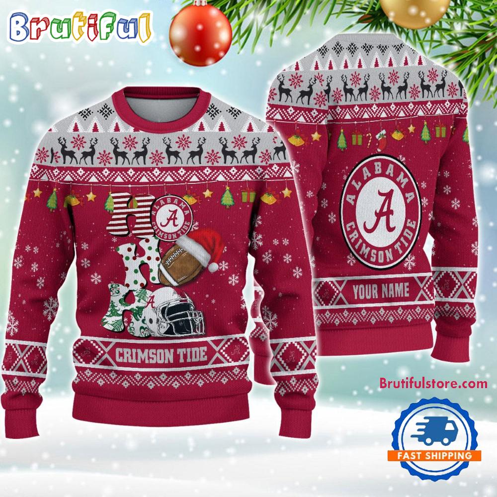 Sportswearmerch Alabama Crimson Tide NCAA Personalized Christmas Sweater For Fan